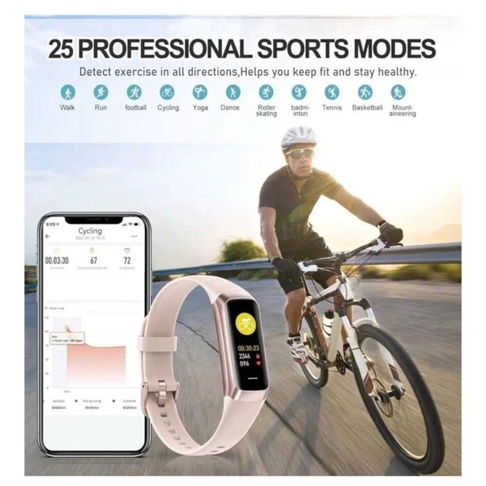 Fitness watch pink‎